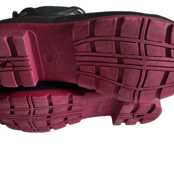 Joules Rubber Rain Outdoor Waterproof Floral Ankle Wellington Boots - Picture 9 of 11